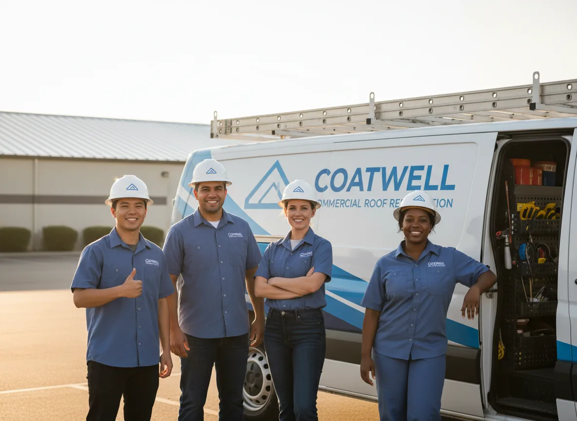 Commercial roof coating company in Inola, OK